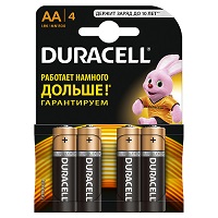 ��������� DURACELL Basic AA 1.5V LR6 4�� (5000394052536)