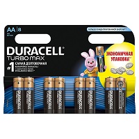 ��������� DURACELL TurboMax AA 1.5V LR6 8�� (5000394011199)